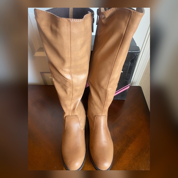 Tg woman’s knee high boots chestnut color - Picture 6 of 6